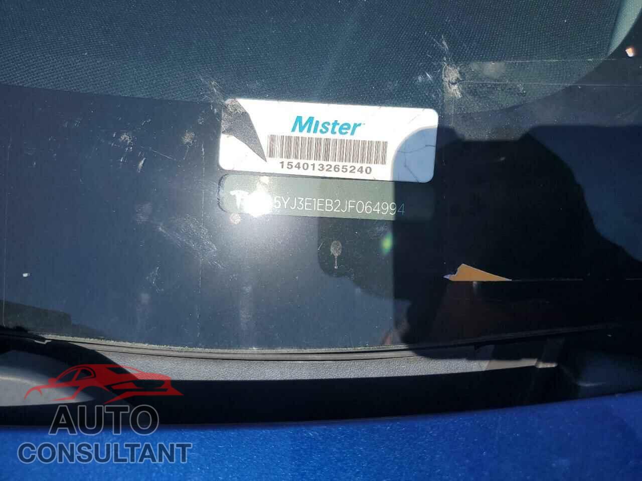 TESLA MODEL 3 2018 - 5YJ3E1EB2JF064994