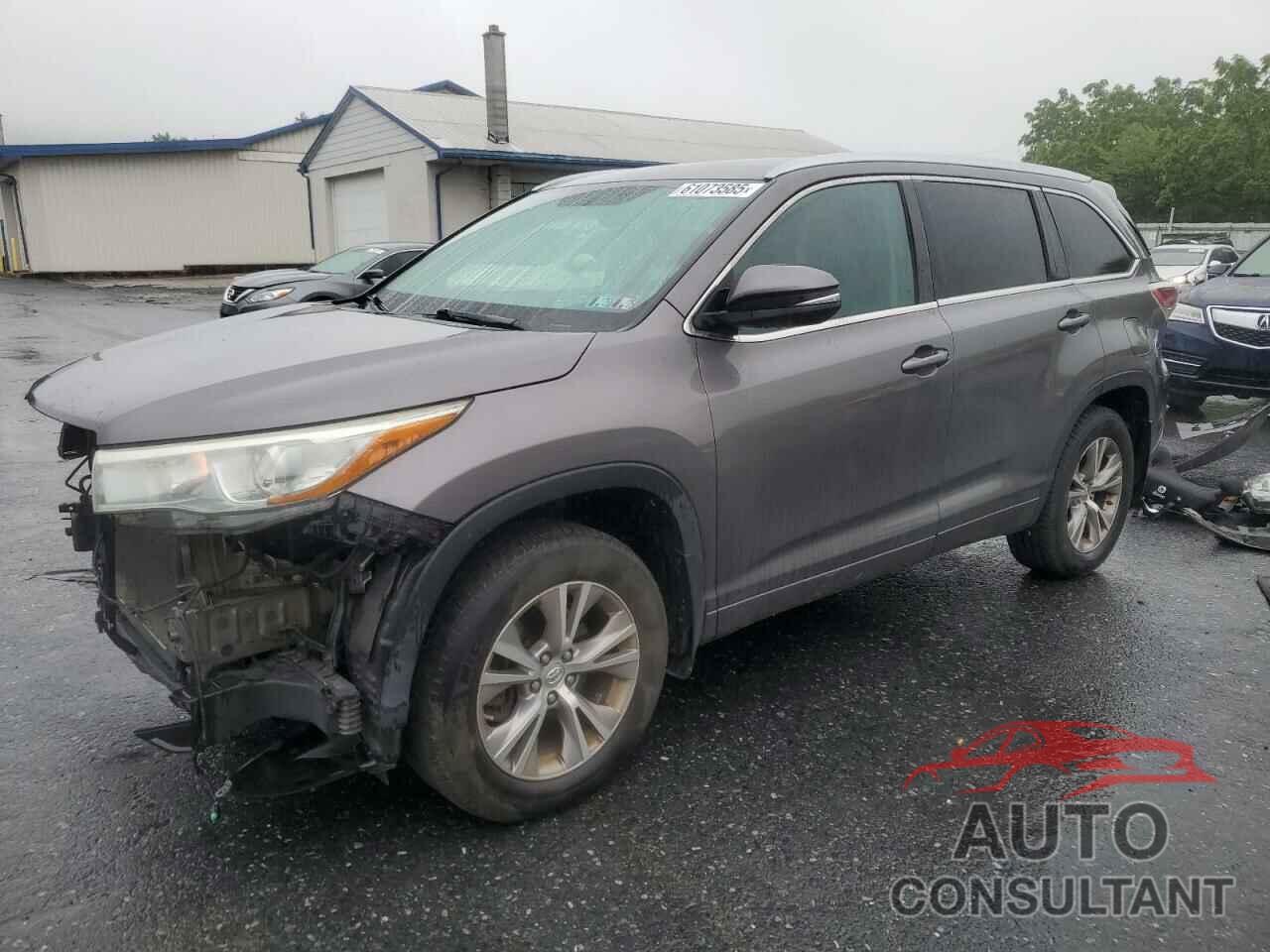 TOYOTA HIGHLANDER 2015 - 5TDJKRFH1FS136644