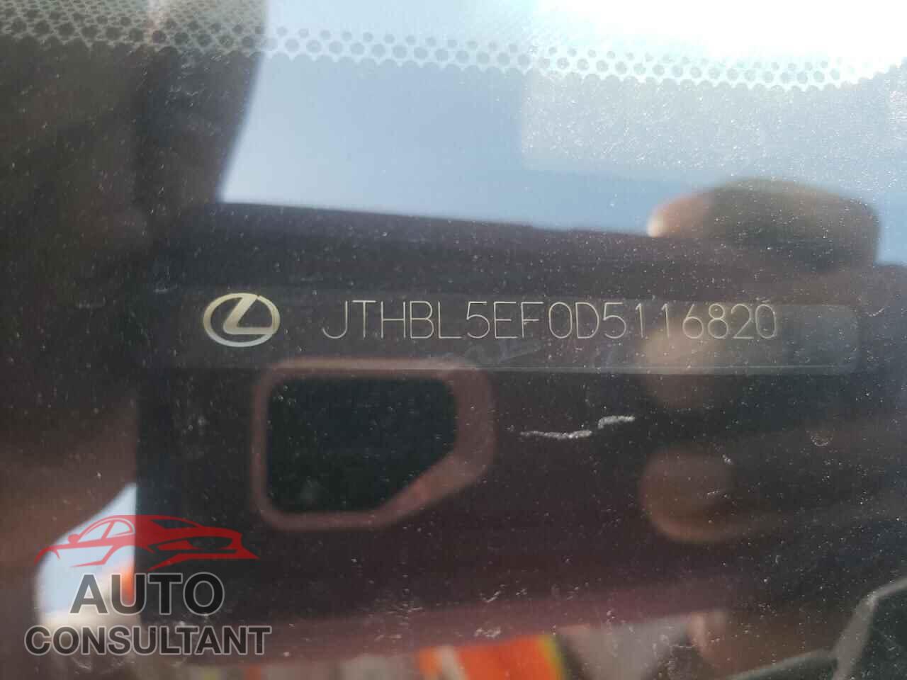 LEXUS LS460 2013 - JTHBL5EF0D5116820
