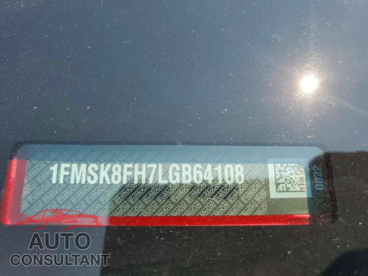 FORD EXPLORER 2020 - 1FMSK8FH7LGB64108