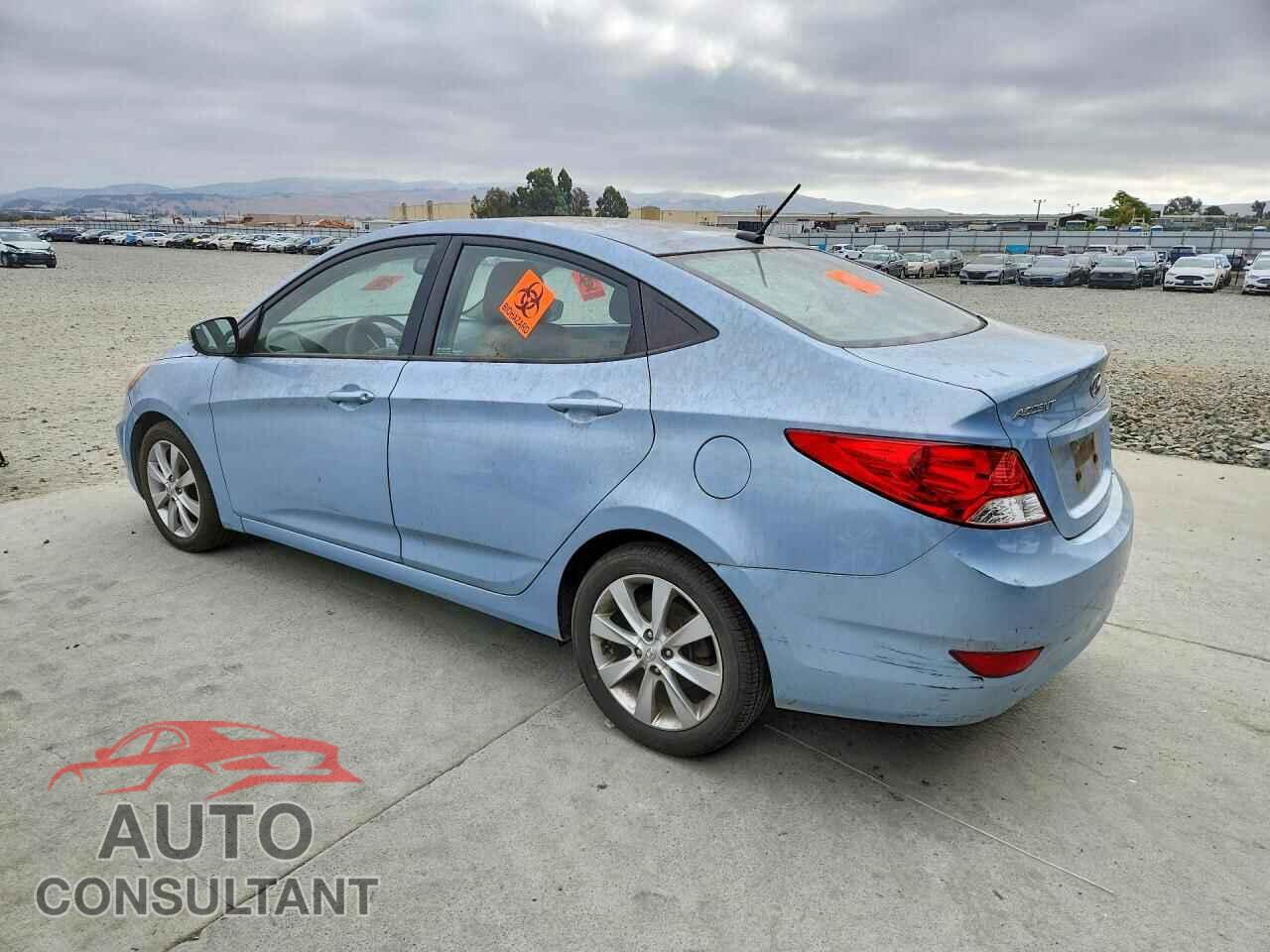 HYUNDAI ACCENT 2013 - KMHCU4AE7DU459037