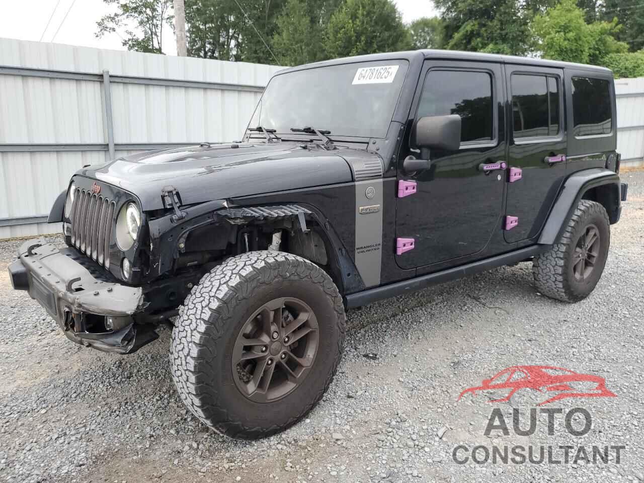JEEP WRANGLER 2016 - 1C4BJWEG0GL239040
