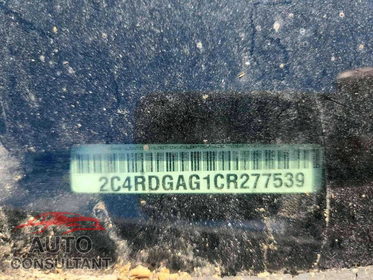 DODGE RAM VAN 2012 - 2C4RDGAG1CR277539