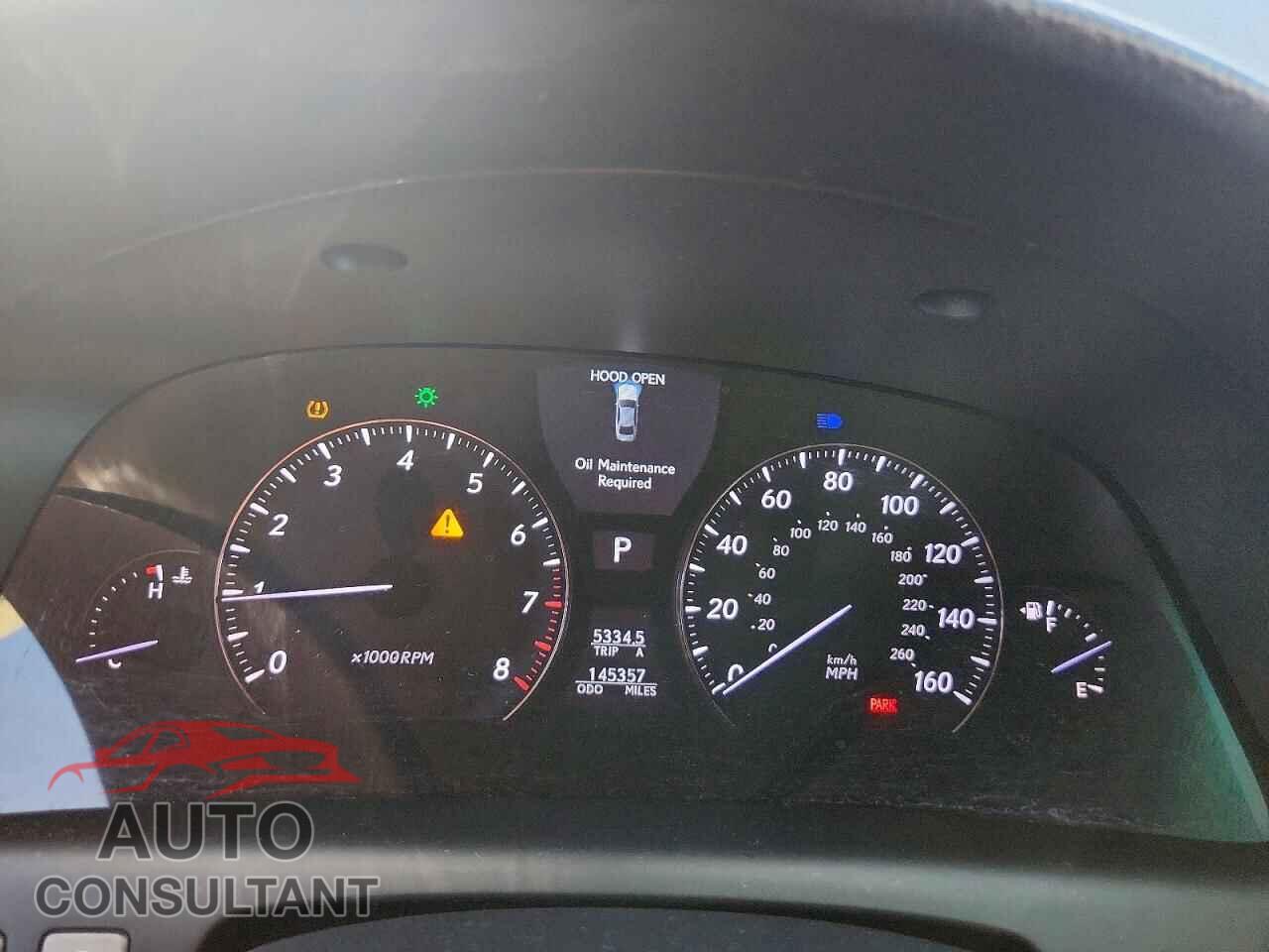 LEXUS LS460 2012 - JTHBL5EF0C5109588