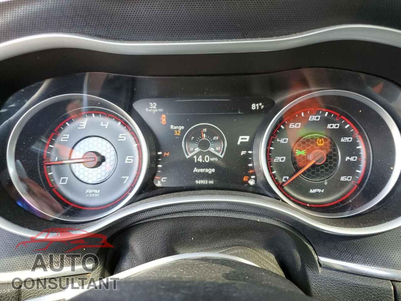 DODGE CHARGER 2016 - 2C3CDXCTXGH104375