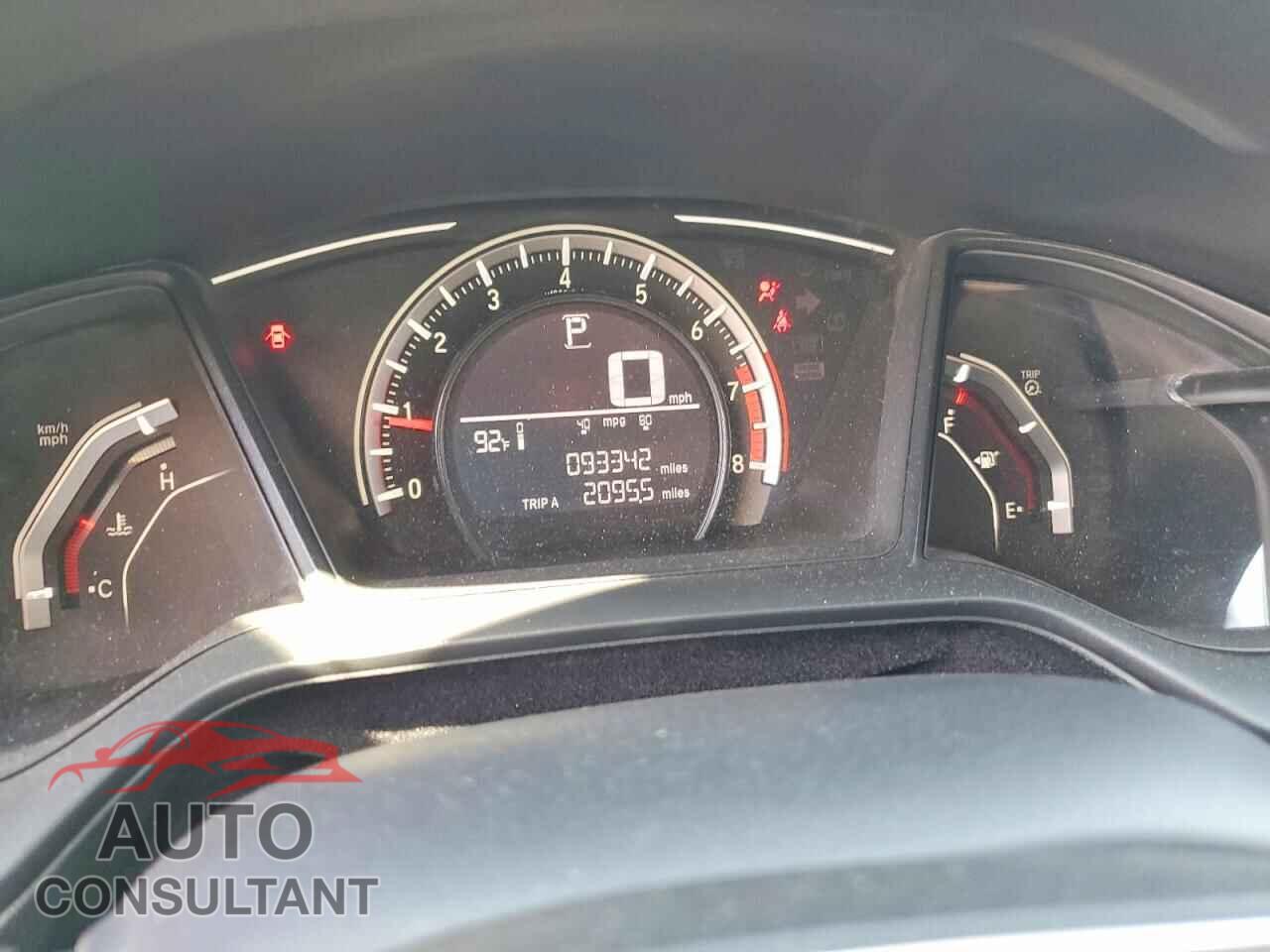 HONDA CIVIC 2017 - 19XFC2F50HE038606