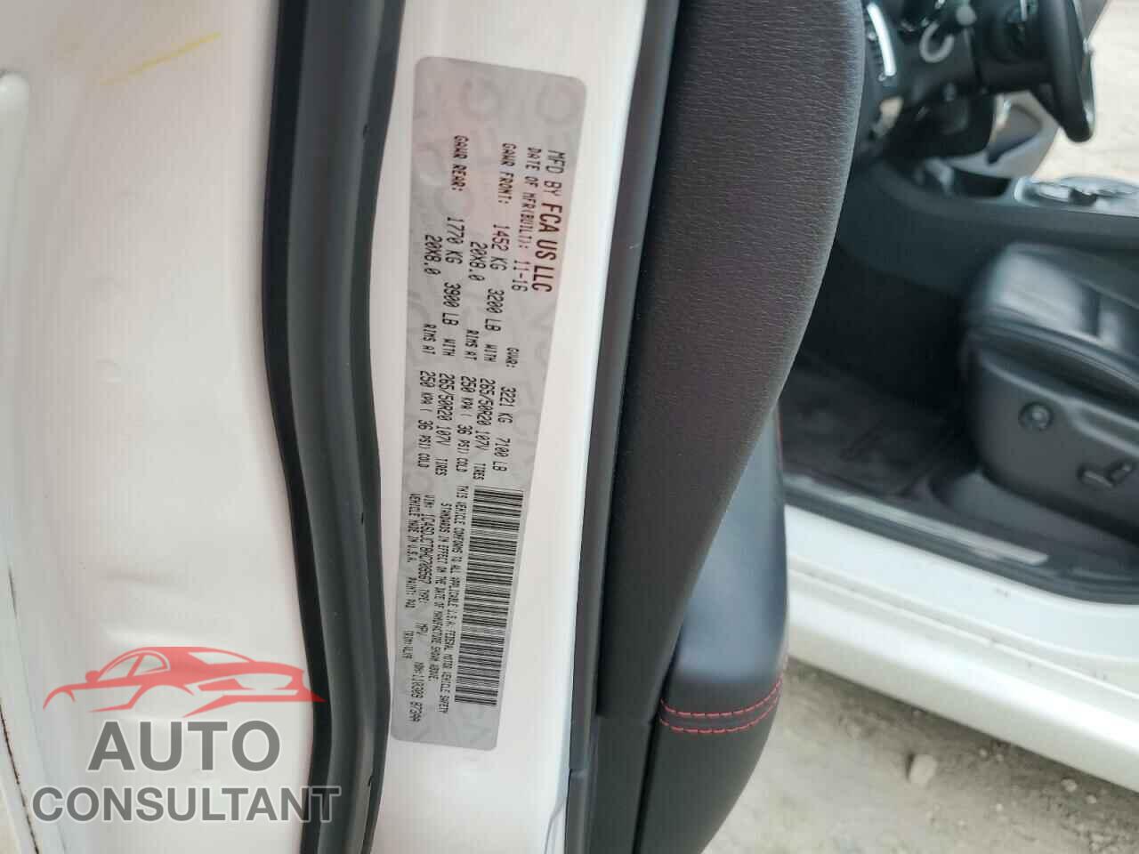 DODGE DURANGO 2017 - 1C4SDJCT8HC709567