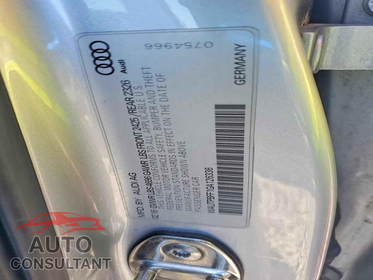 AUDI A3 2016 - WAUTPBFF1GA126336