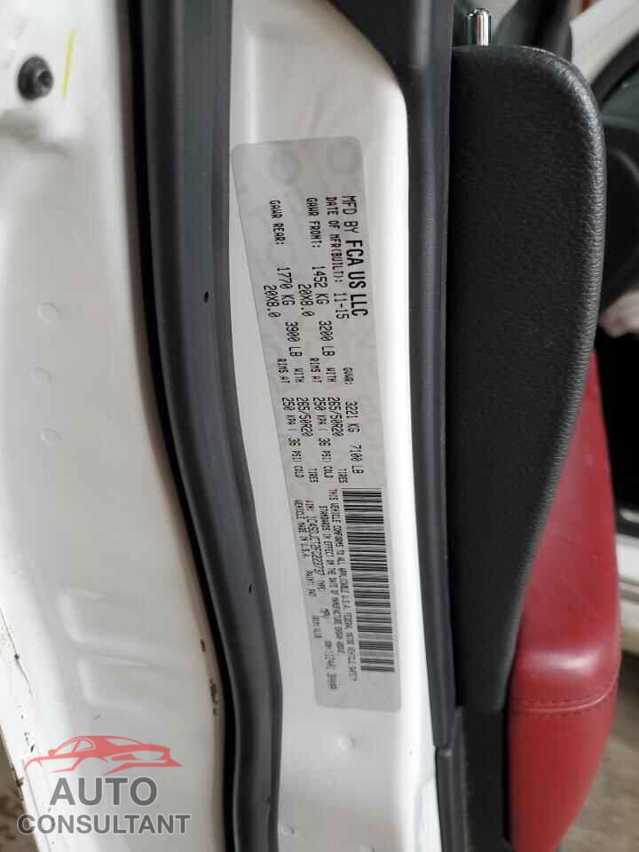 DODGE DURANGO 2015 - 1C4SDJCT2FC223737
