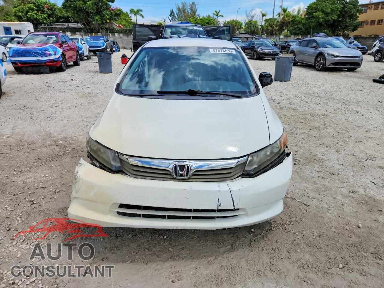 HONDA CIVIC 2012 - 2HGFB2F6XCH554885