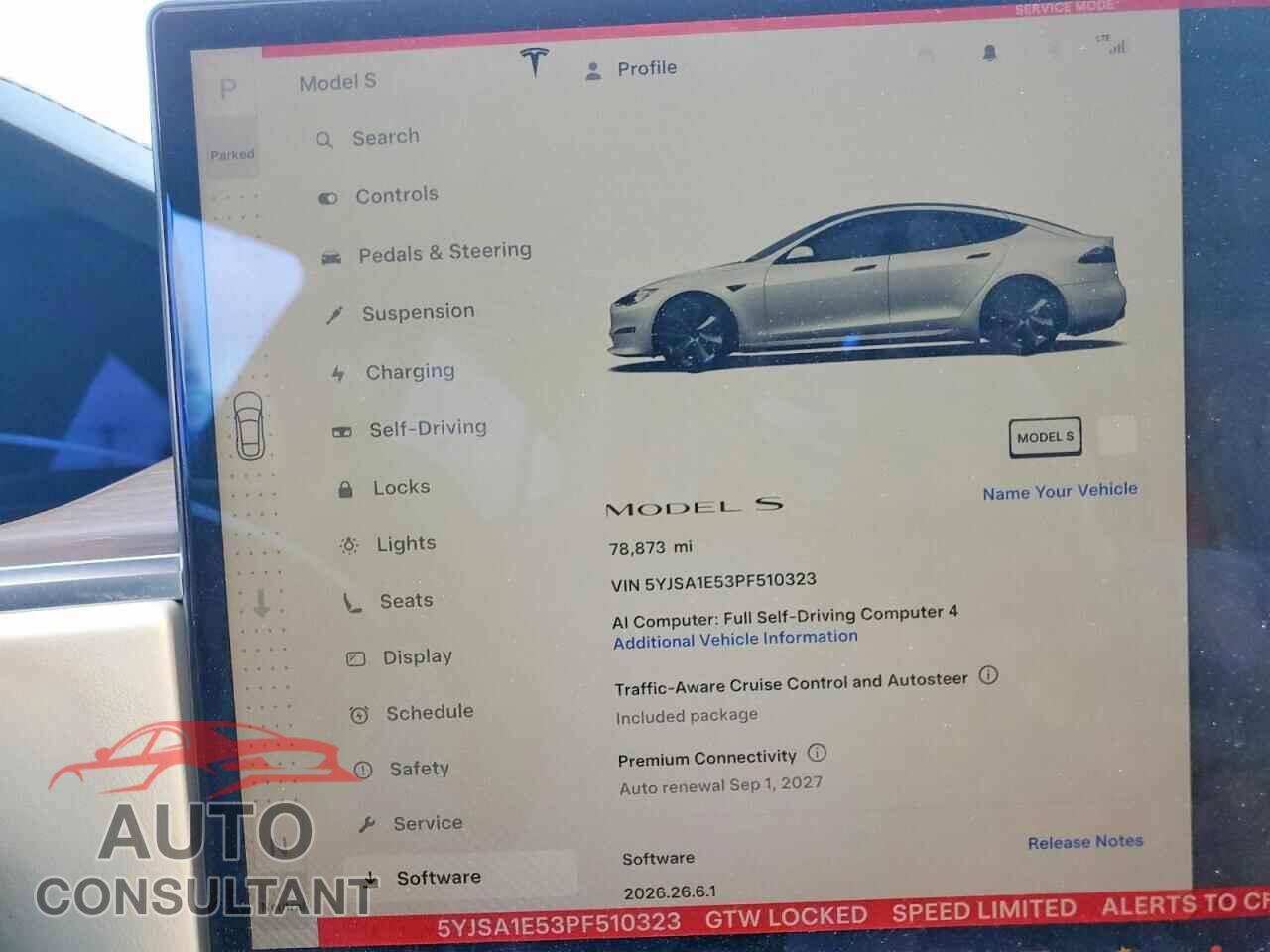 TESLA MODEL S 2023 - 5YJSA1E53PF510323