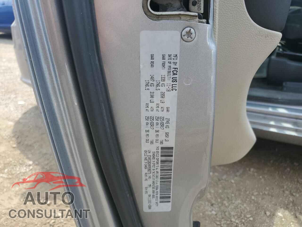 DODGE CARAVAN 2019 - 2C4RDGBGXKR596273