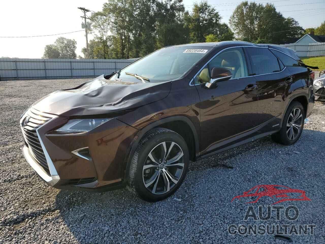 LEXUS RX450 2018 - JTJDGKCA8J2005432