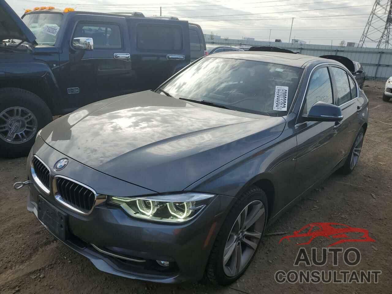 BMW 3 SERIES 2017 - WBA8D9G31HNU62879