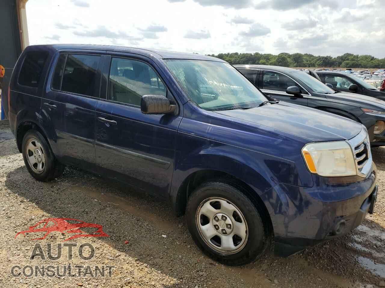 HONDA PILOT 2013 - 5FNYF3H27DB008306