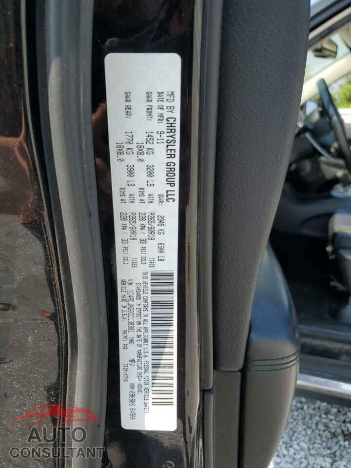 DODGE DURANGO 2012 - 1C4RDJAG0CC138881