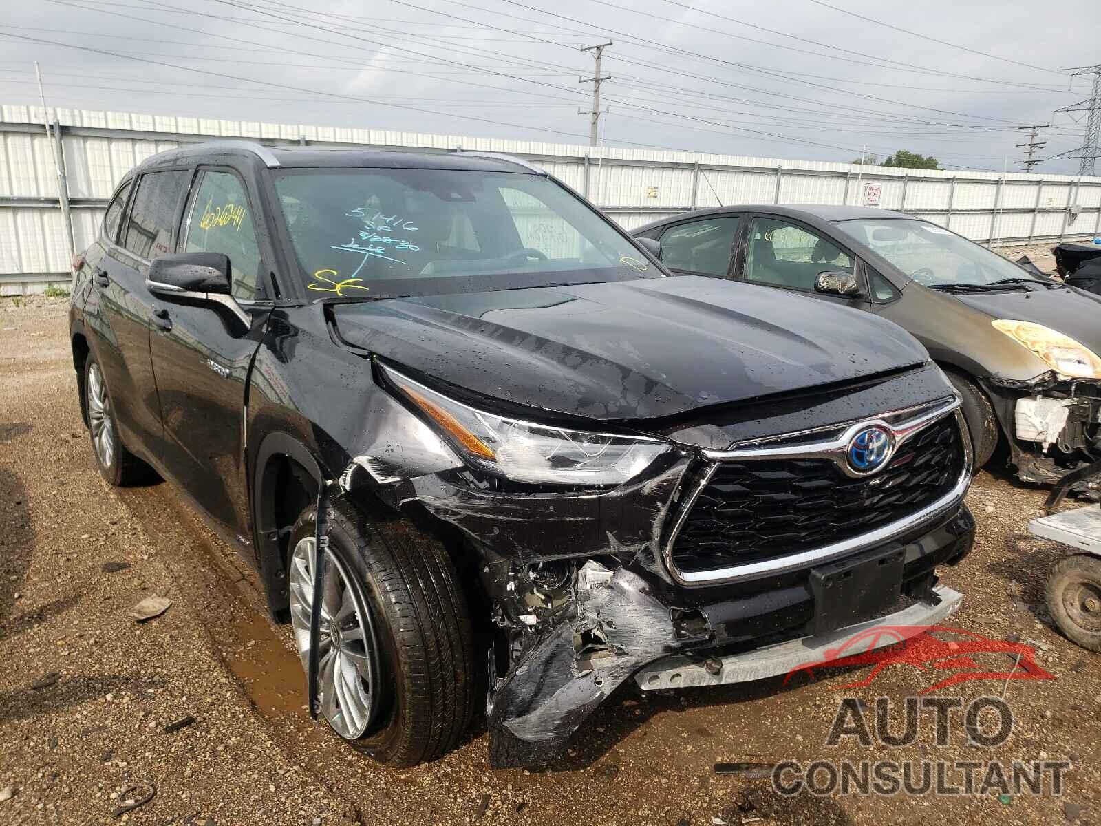 TOYOTA HIGHLANDER 2021 - 5TDEBRCH2MS033218