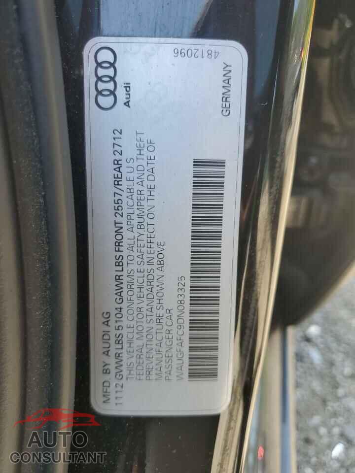 AUDI A6 2013 - WAUGFAFC9DN083325