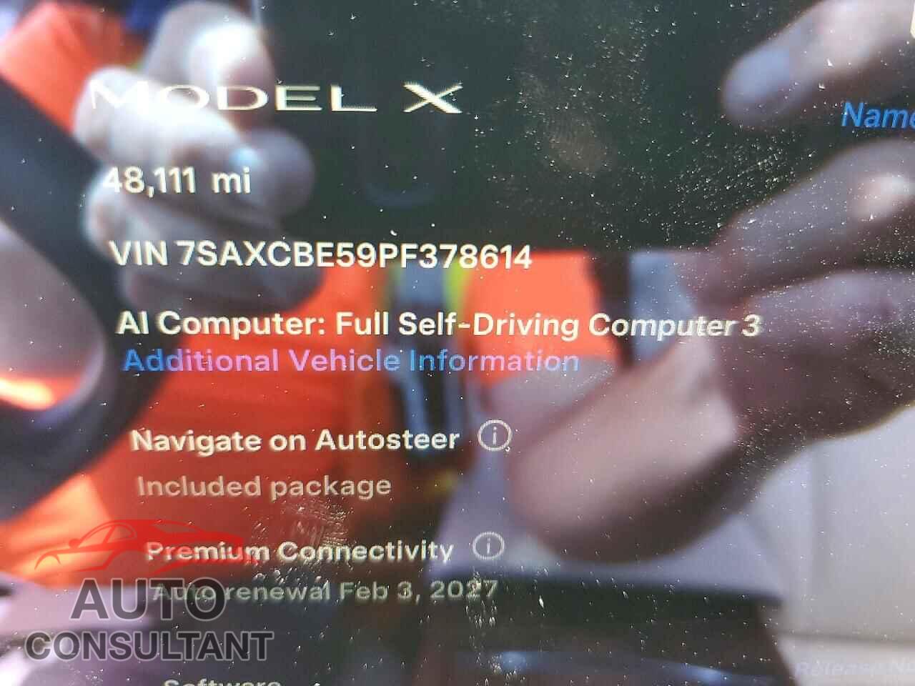 TESLA MODEL X 2023 - 7SAXCBE59PF378614