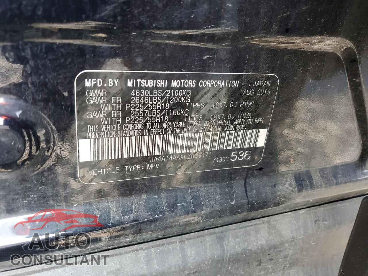 MITSUBISHI ECLIPSE 2020 - JA4AT4AAXLZ009471