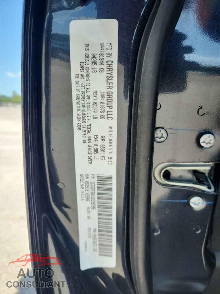 DODGE DART 2013 - 1C3CDFBA1DD336799