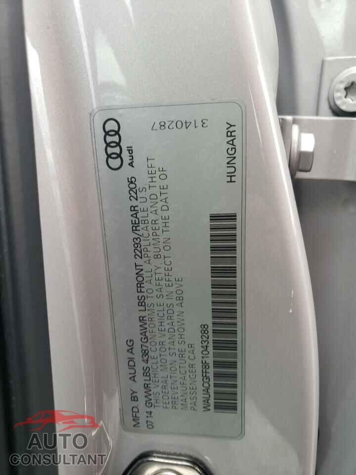 AUDI A3 2015 - WAUACGFF8F1043288