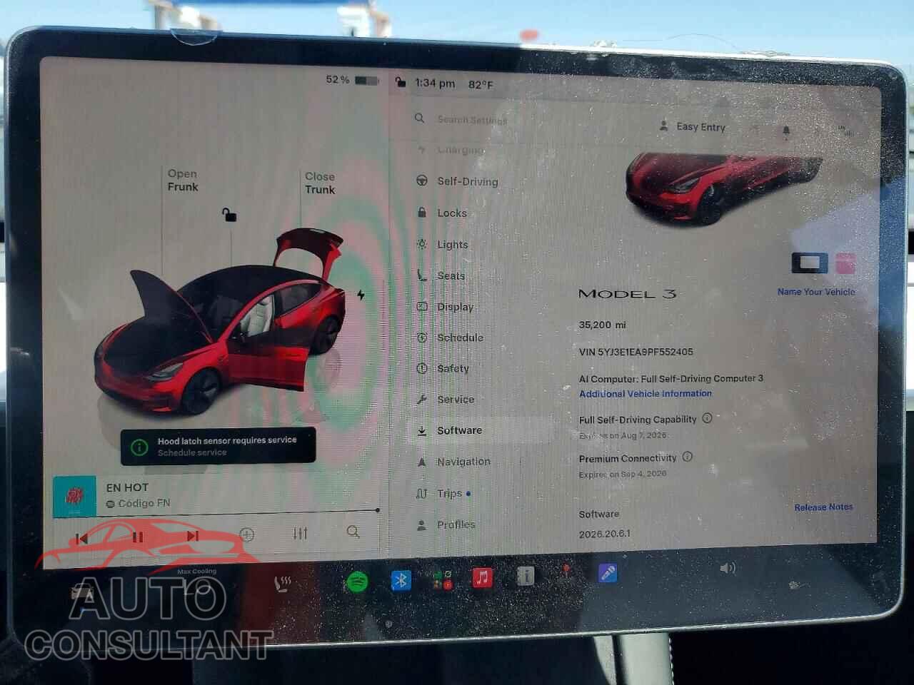 TESLA MODEL 3 2023 - 5YJ3E1EA9PF552405