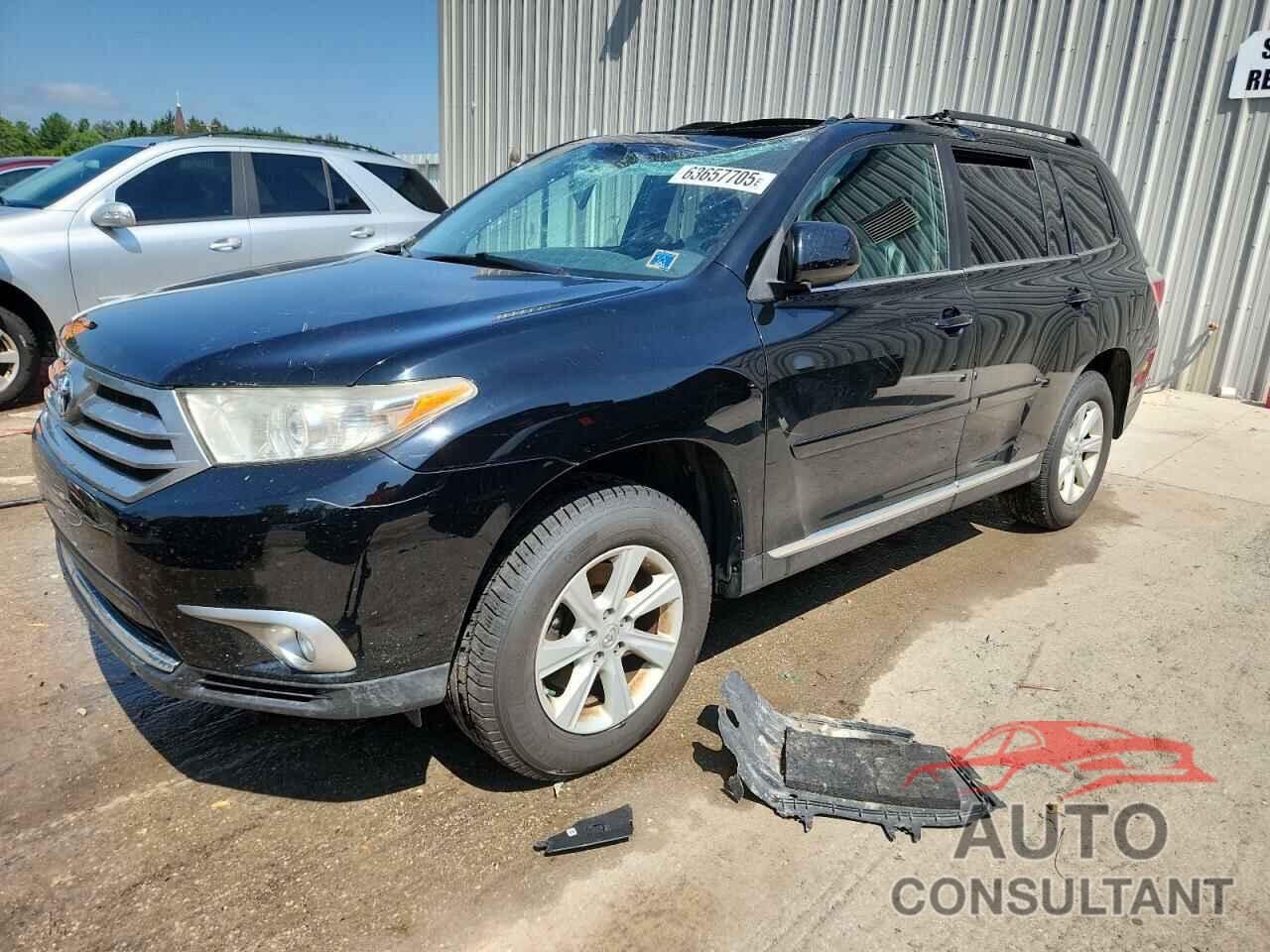 TOYOTA HIGHLANDER 2013 - 5TDBK3EH0DS256063
