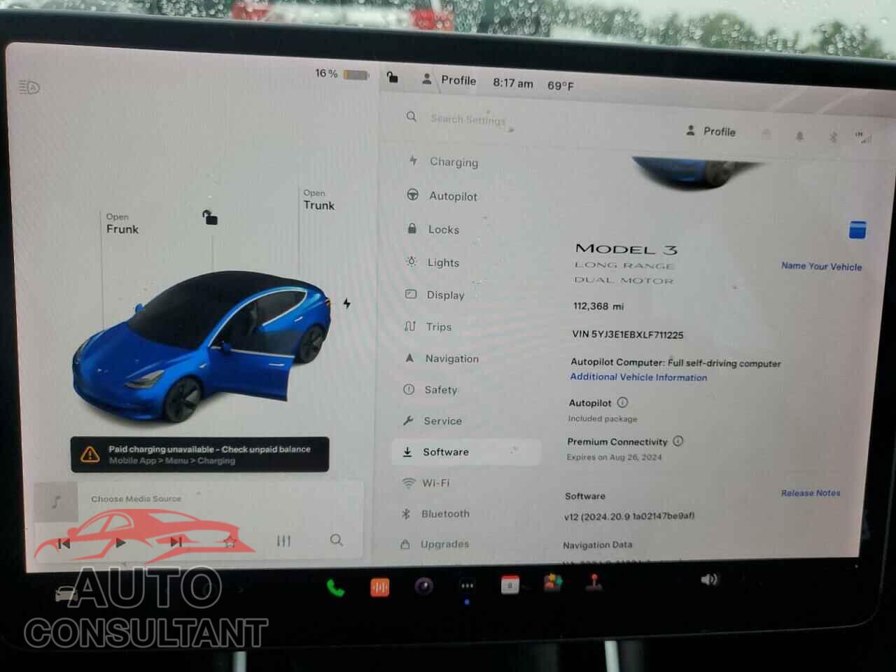 TESLA MODEL 3 2020 - 5YJ3E1EBXLF711225