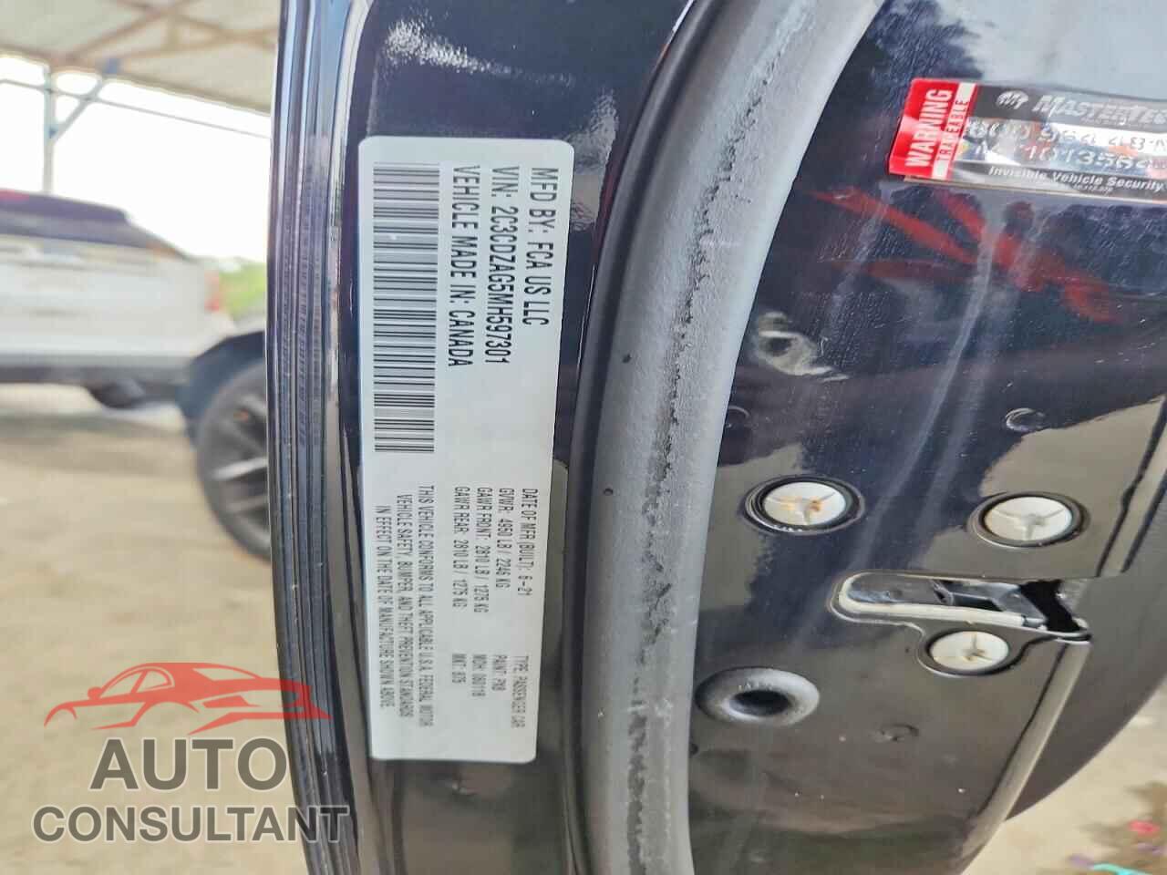 DODGE CHALLENGER 2021 - 2C3CDZAG5MH597301