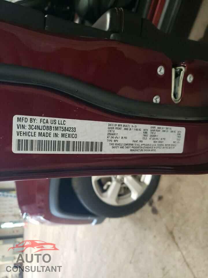 JEEP COMPASS 2021 - 3C4NJDBB1MT584233