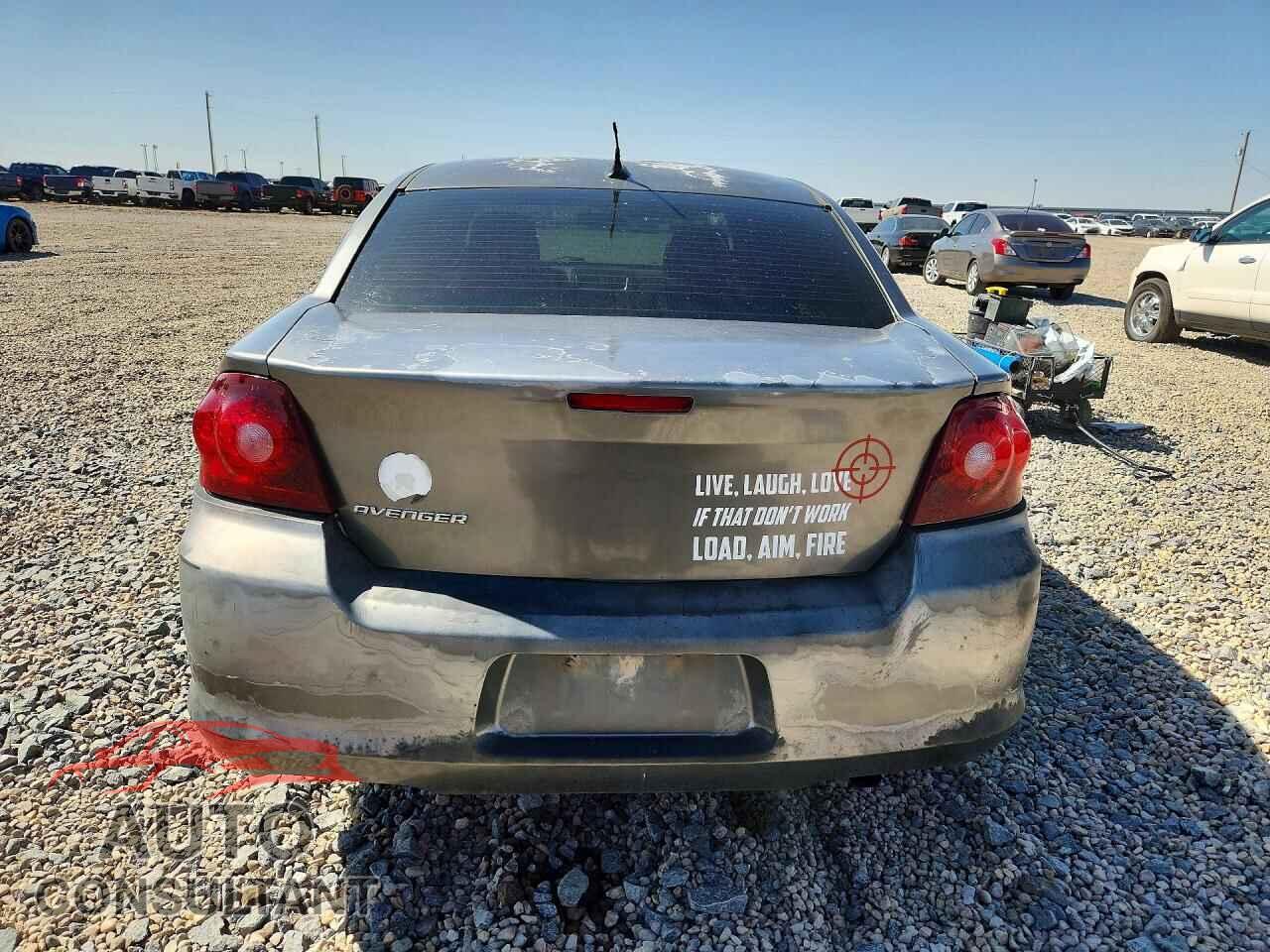 DODGE AVENGER 2013 - 1C3CDZCB4DN562497