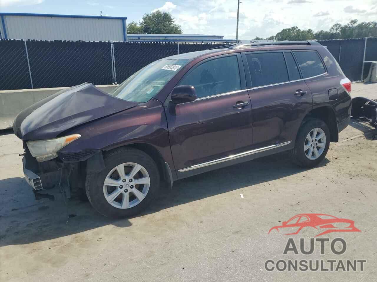 TOYOTA HIGHLANDER 2012 - 5TDBK3EH5CS131008