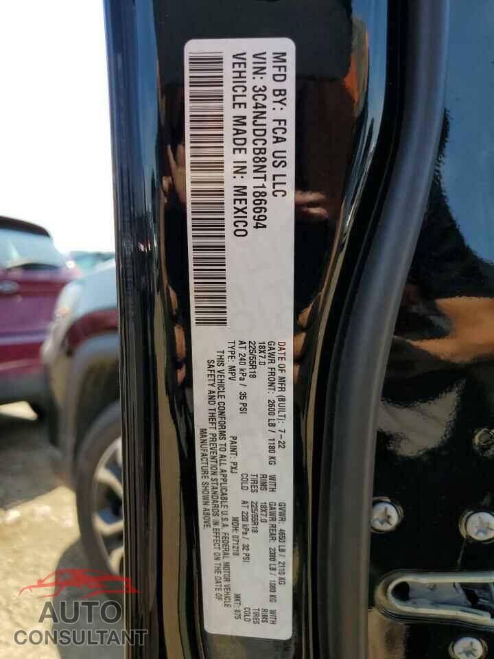 JEEP COMPASS 2022 - 3C4NJDCB8NT186694