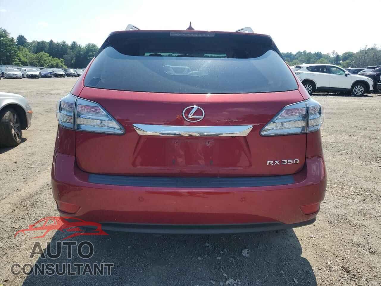 LEXUS RX350 2012 - 2T2BK1BA6CC143961