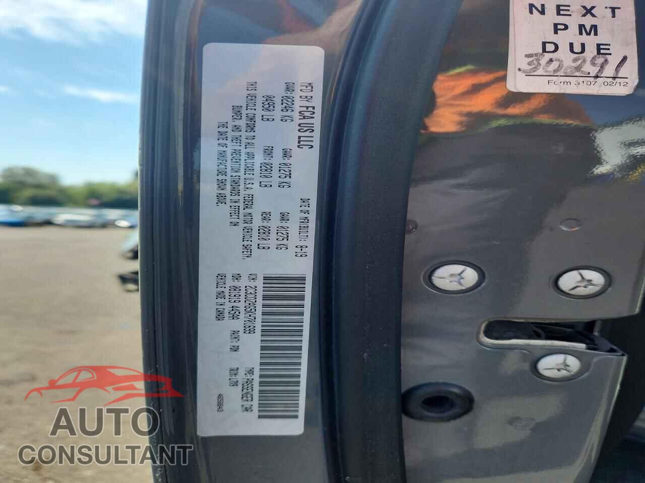 DODGE CHALLENGER 2019 - 2C3CDZAG5KH701699