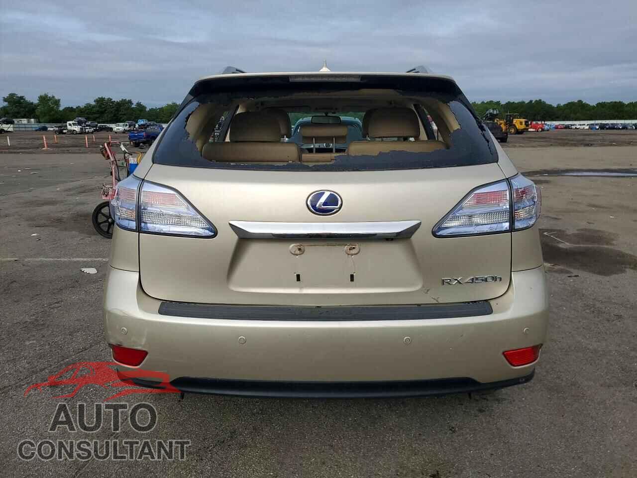 LEXUS RX450 2012 - JTJBC1BA5C2430379