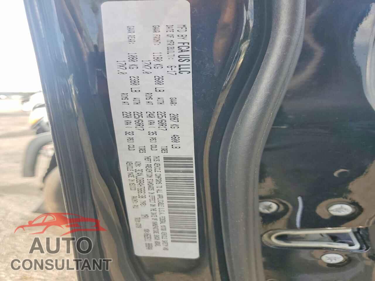 JEEP COMPASS 2017 - 3C4NJDBB4HT666138