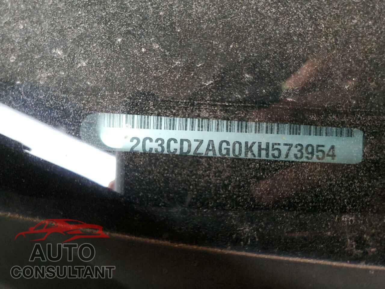 DODGE CHALLENGER 2019 - 2C3CDZAG0KH573954
