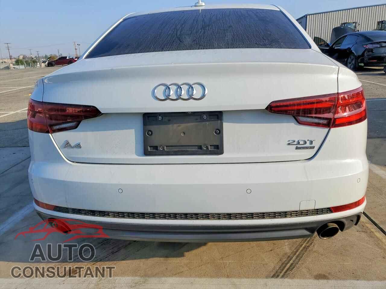 AUDI A4 2018 - WAULMAF45JA080101