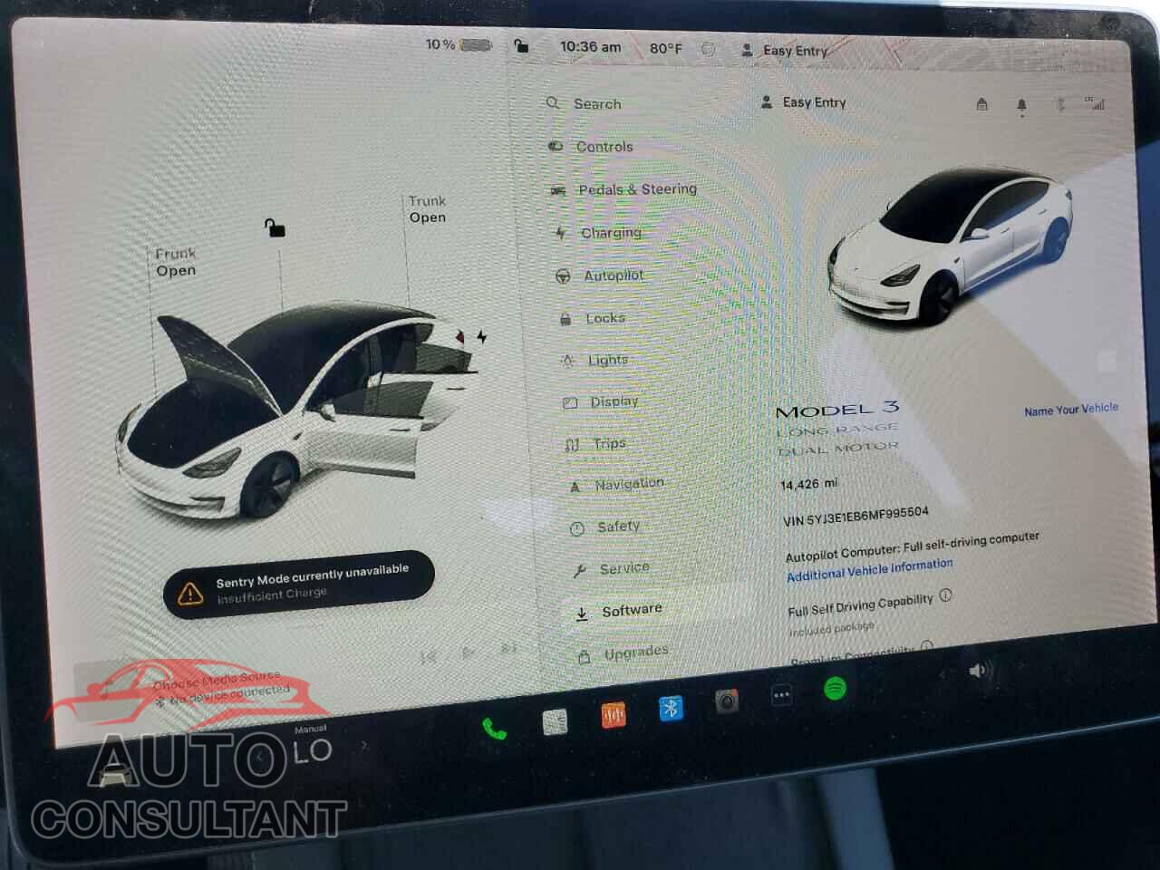 TESLA MODEL 3 2021 - 5YJ3E1EB6MF995504