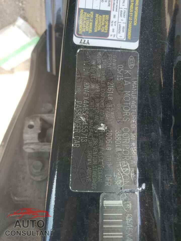 KIA FORTE 2016 - KNAFX4A65G5455713