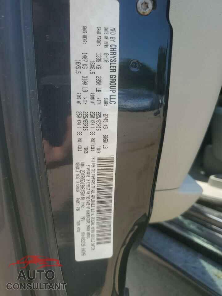DODGE CARAVAN 2010 - 2D4RN5D13AR450440