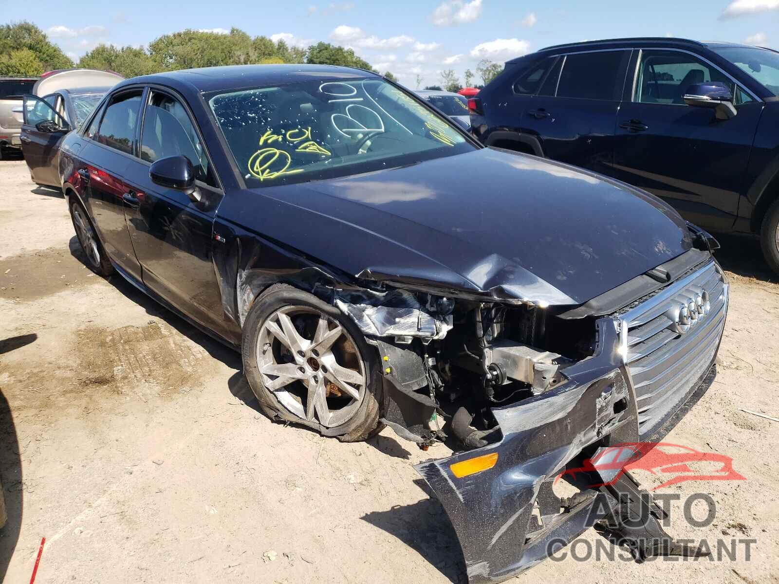 AUDI A4 2018 - WAUKMAF44JA220361