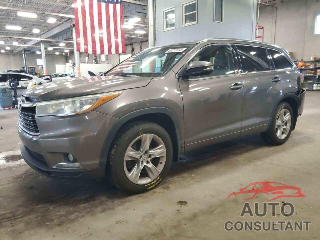 TOYOTA HIGHLANDER 2014 - 5TDDKRFH6ES018343