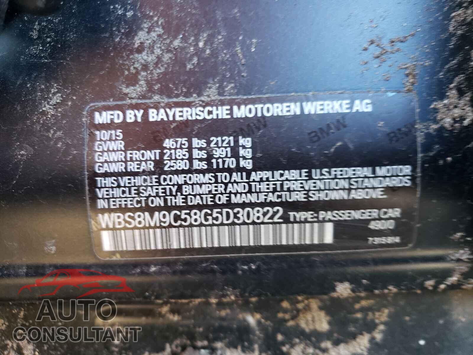 BMW M3 2016 - WBS8M9C58G5D30822