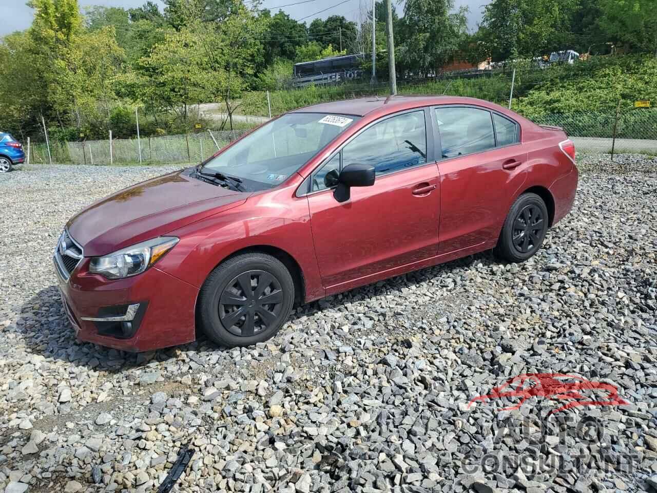 SUBARU IMPREZA 2016 - JF1GJAA61GH015693