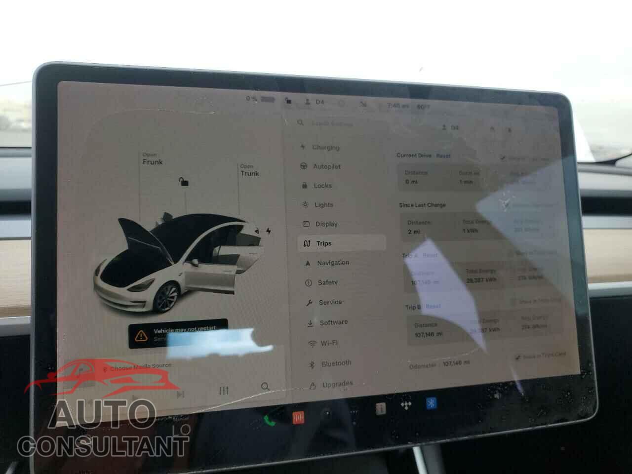 TESLA MODEL 3 2019 - 5YJ3E1EA4KF301462