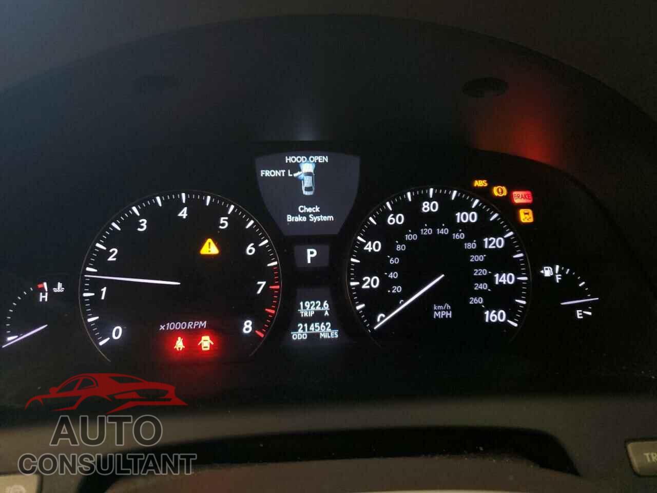 LEXUS LS460 2010 - JTHBL5EF4A5097295
