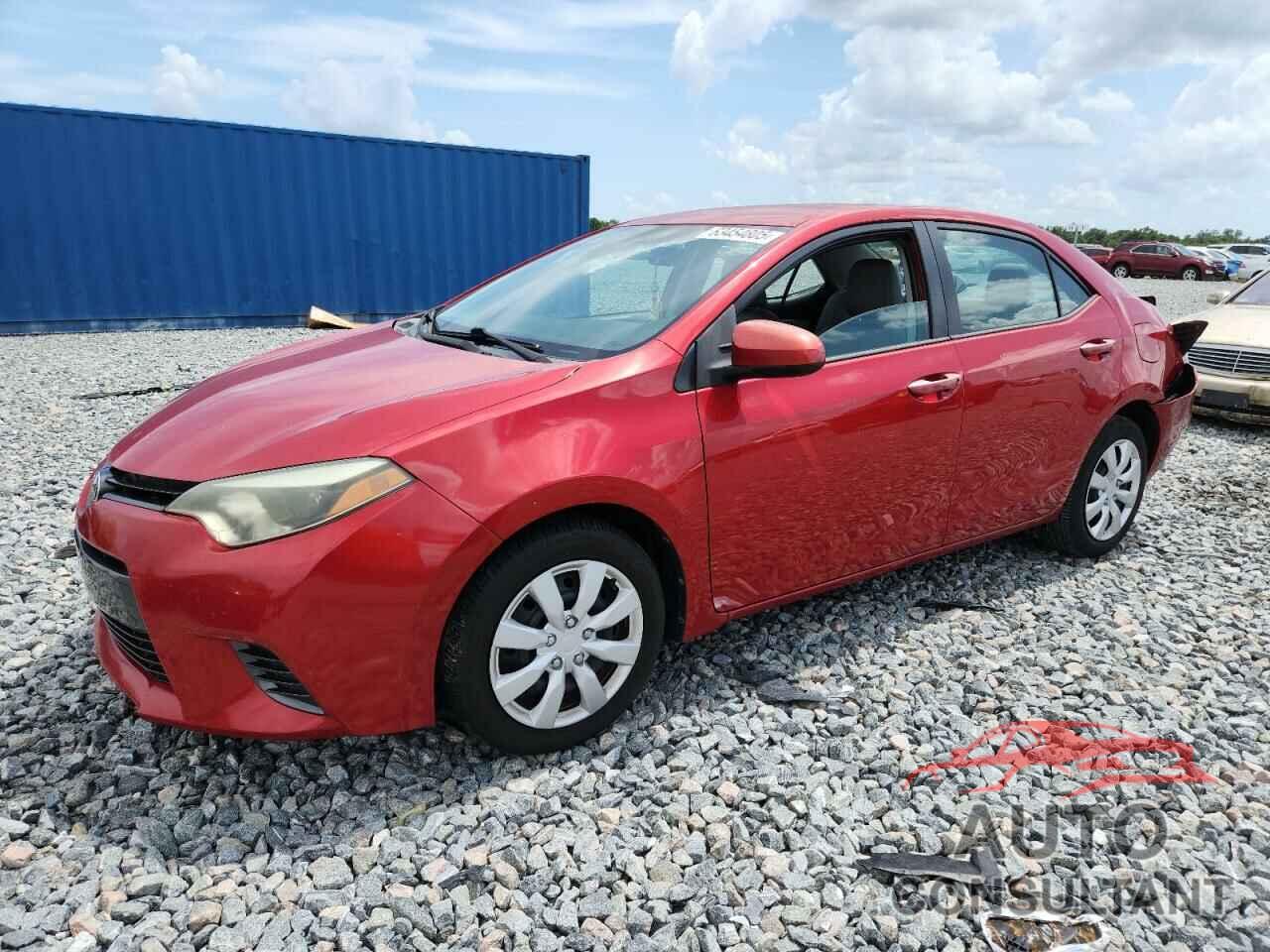 TOYOTA COROLLA 2015 - 2T1BURHEXFC480905